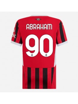 Ženski Nogometna dresi replika AC Milan Tammy Abraham #90 Domači 2024-25 Kratek rokav